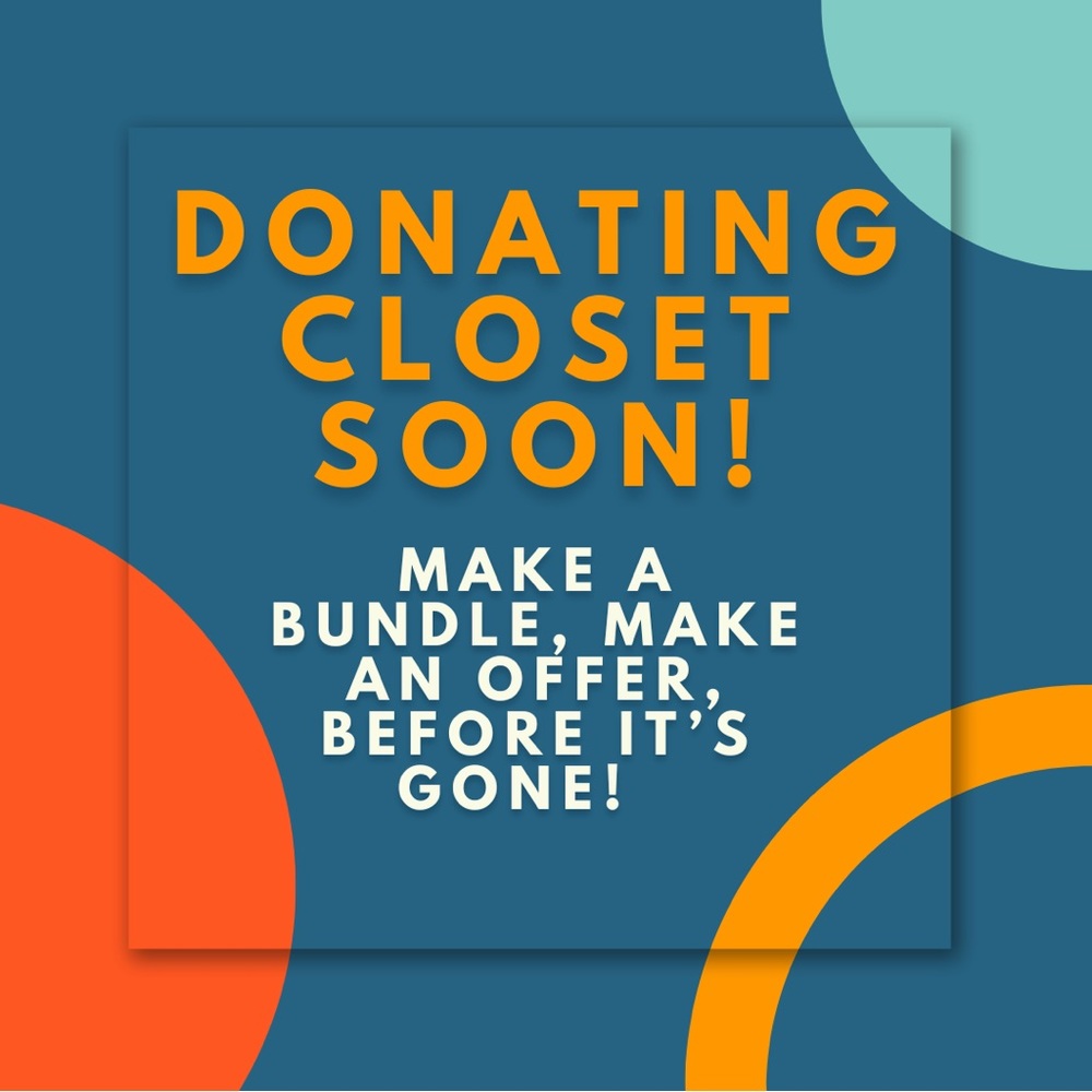 Donating my closet soon!